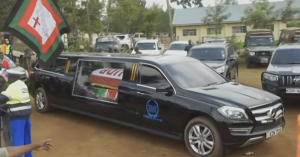 Jirongo’s body arrives at Lumakanda home for burial ceremony