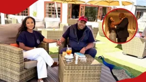 Uhuru Kenyatta’s Nephew Jomo Gecaga Shares Romantic Clip Dancing with Wife Lola at Their Wedding