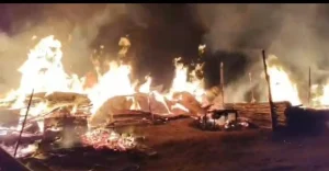 Workshop traders count losses after fire razes furniture in Ngurubani, Mwea