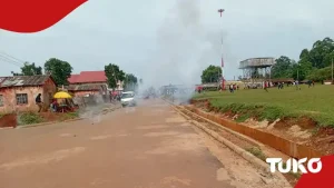 Linda Mwananchi: Tension High As Police Fire Teargas at Amalemba Grounds Ahead of Sifuna-Led Rally