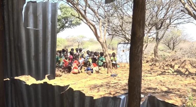 Forest Service and Baringo residents’ dispute pushes students to learn under trees