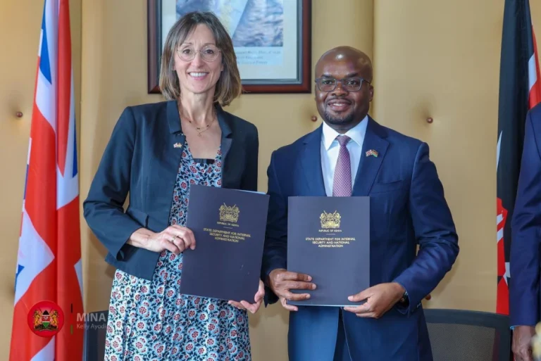 Kenya, UK sign MoU to boost border security cooperation