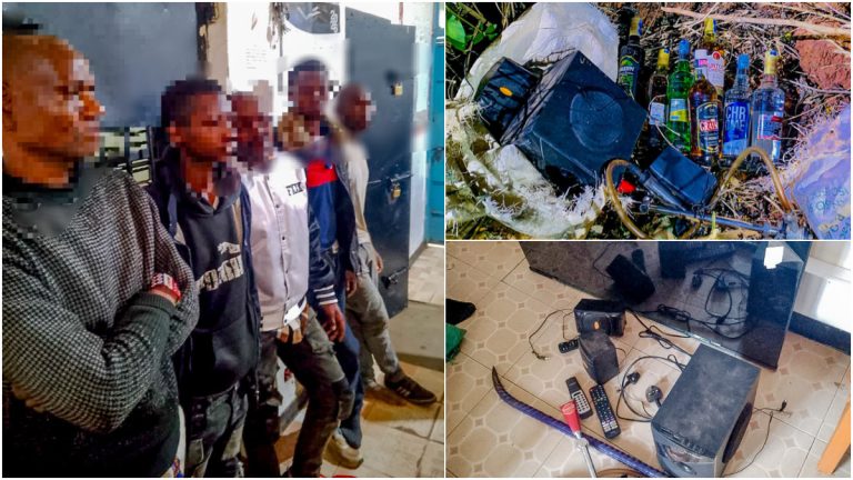 Five robbery suspects arrested, stolen items recovered in Machakos Town