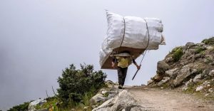 Springy poles and forehead straps: How to carry more than your own bodyweight