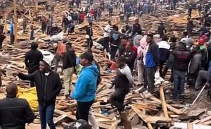 Gikomba shoe market demolished overnight after eviction notice lapses