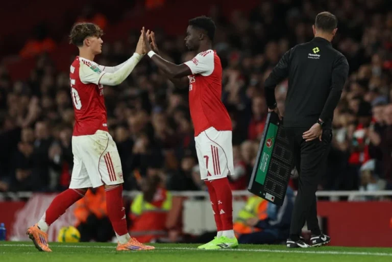 Arsenal’s Arteta backs ‘incredible’ Saka despite patchy form