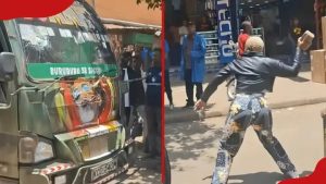 Viral matatu smashing incident a domestic dispute, says police boss