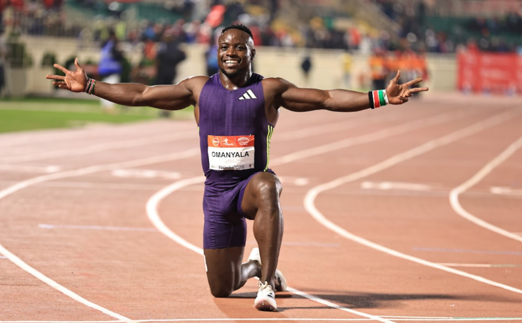 Omanyala electrifies Nyayo with 9.96 victory at Kip Keino Classic
