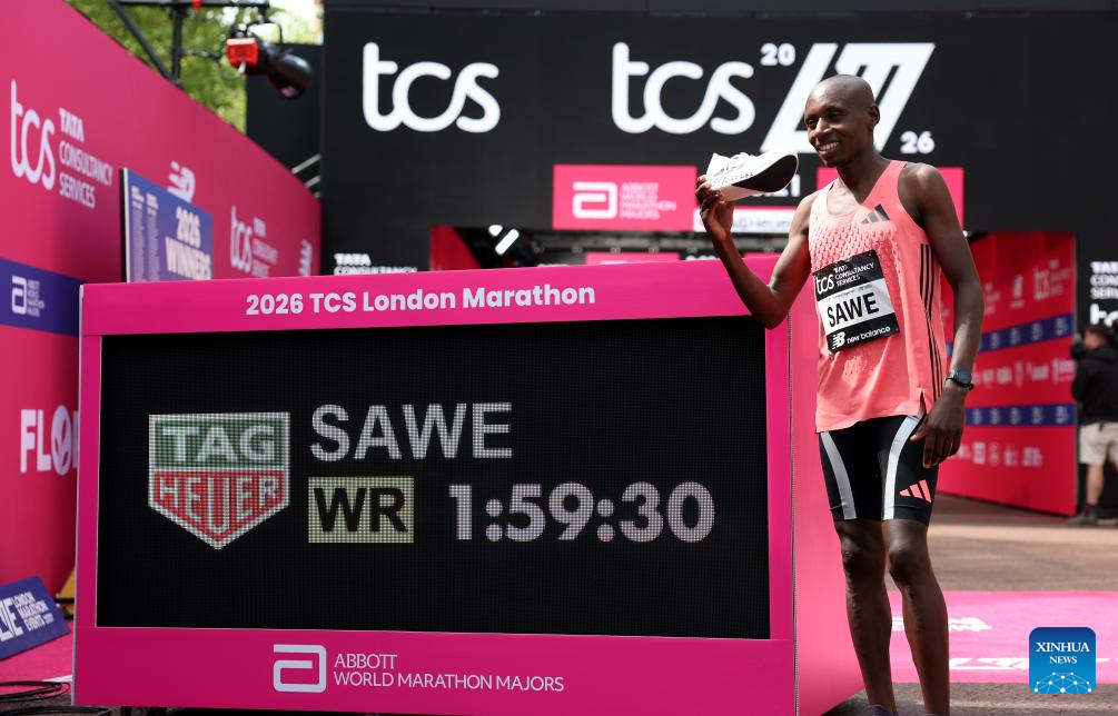 Sawe says he was confident in his form to attack world record after sub-2 hour London history