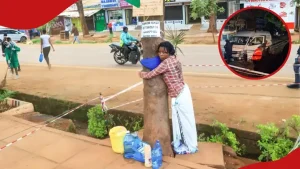 Murang’a Girl Hospitalised After Ending 7-Day Tree-Hugging Attempt Prematurely