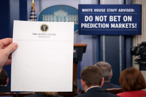 White House staff told not to place bets on prediction markets