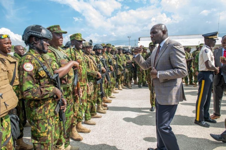 CS Murkomen, IG Kanja in Haiti to oversee final withdrawal of 150 Kenya police team