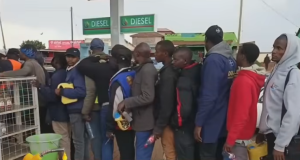 Fuel shortage sparks panic buying in parts of the country as queues surge