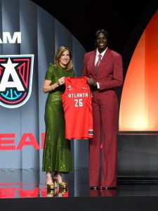 Historic moment as Okot goes 13th overall to Atlanta Dream in WNBA Draft
