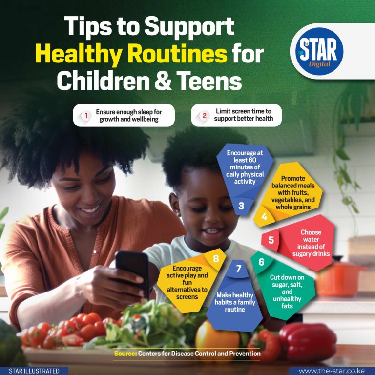 Tips to support healthy routines for children and teens