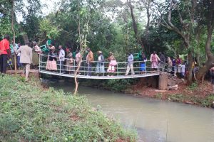 Baringo residents lament after Sh250,000 bridge collapses 24 hours after being launched