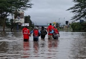 Heavy rains cause flooding along Mombasa Road