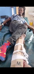 Chaos in Machakos as protester left with broken leg during fuel hike protests