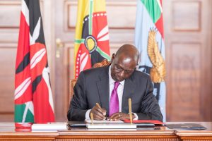 Ruto signs three bills into law at State House, Nairobi