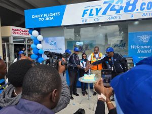 Fly 748.com maiden return flight takes off in major boost for coastal tourism, business travel
