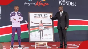 Sebastian Sawe: Senator Pleads with KRA Not to Tax Marathon Champion’s Winnings