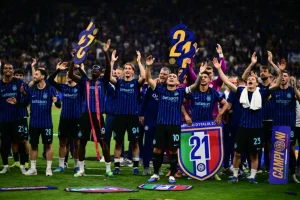 Inter Milan win Italian title for third time in six seasons