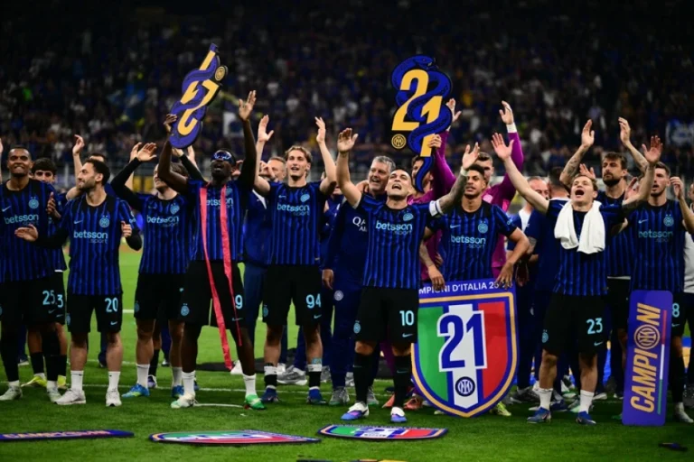 Inter Milan win Italian title for third time in six seasons
