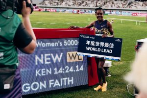 Kipyegon in no hurry to return to her trademark 1,500m distance