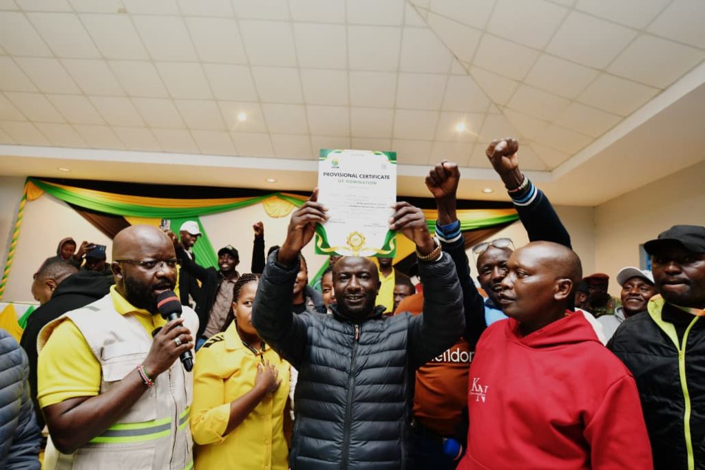 Samuel Muchina to fly UDA ticket in Ol Kalou by-election