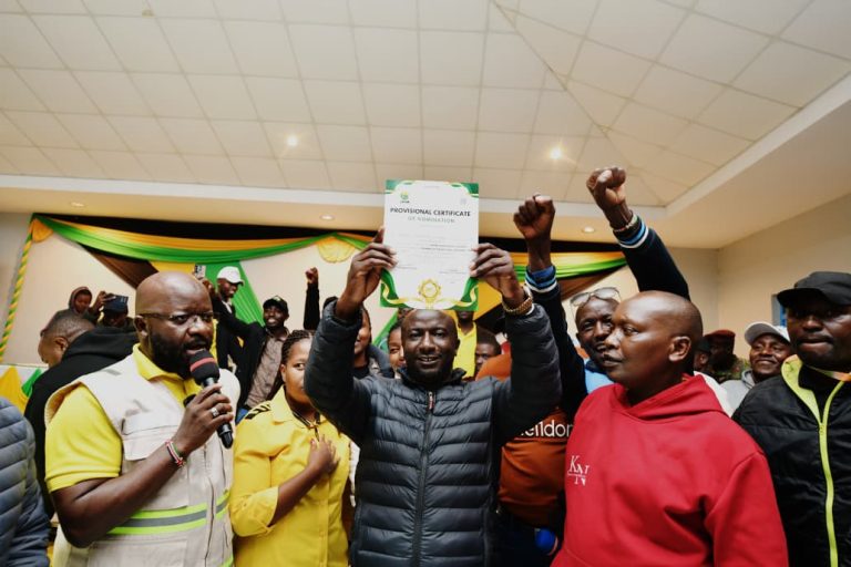 Samuel Muchina to fly UDA ticket in Ol Kalou by-election