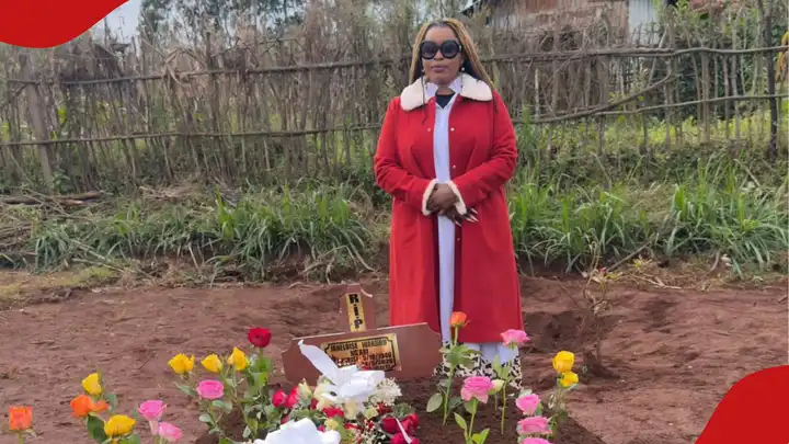 Mwende Macharia Emotional as She Lays Her Grandma to Rest: “I Will Miss You”