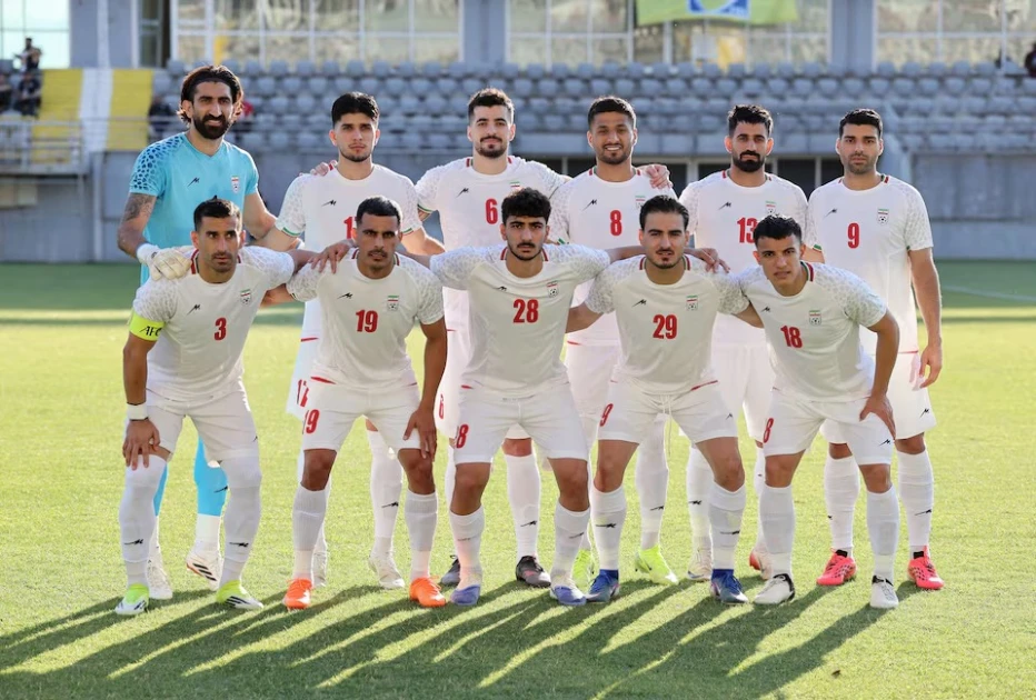 Iran’s World Cup players take to the training pitch