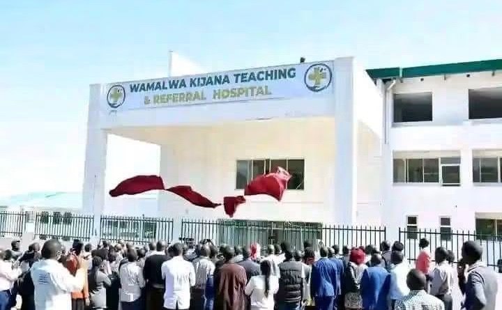 Natembeya defies critics, pledges to complete Sh4bn referral hospital
