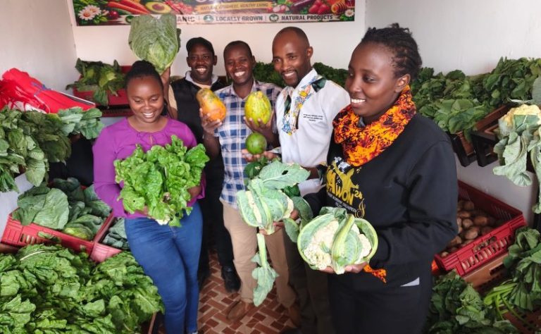 Nyeri youth open first organic produce shop