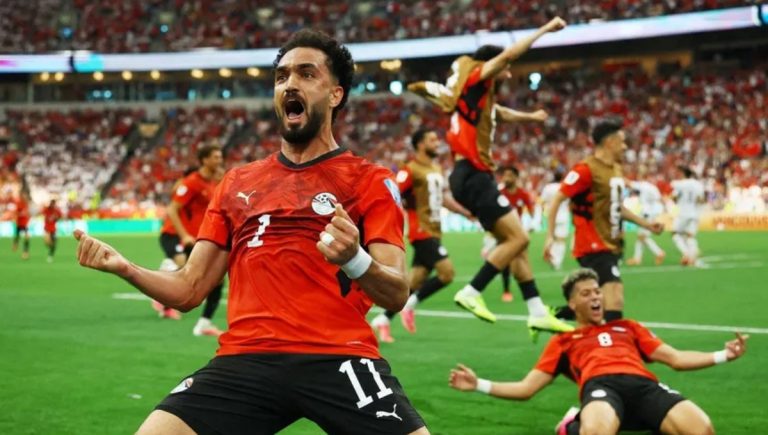 Egypt celebrates historic first World Cup victory