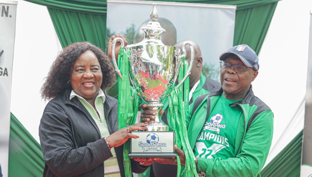 Gor Mahia present KPL trophy to Odinga family in honour of late patron Raila Odinga