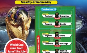World Cup match schedule