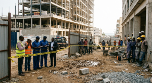 Worker killed by falling concrete block from 11th floor in Mombasa