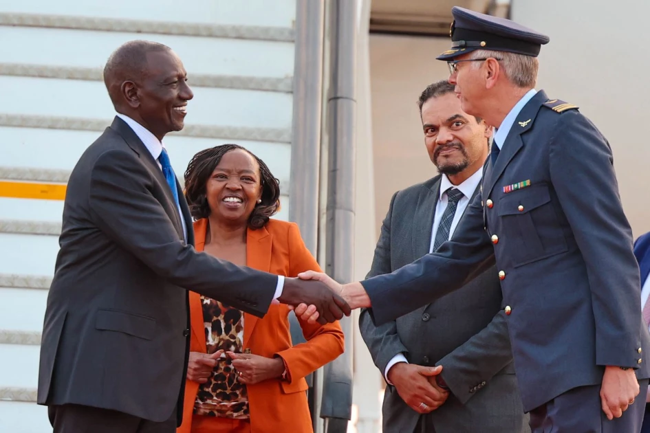 President Ruto arrives in South Africa for two-day State Visit