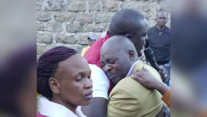 A father’s agony and a mother’s pain: David Osiany’s emotional visit to the family of Dennis Nyakeri, who lost their daughter in the Utumishi fire tragedy