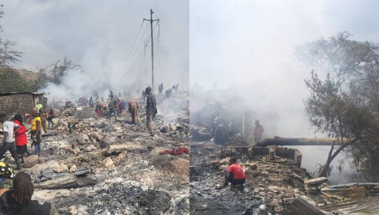 Gikomba market fire leaves traders counting millions in losses