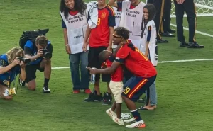 Lamine Yamal’s little brother Keyne steals the show at World Cup final