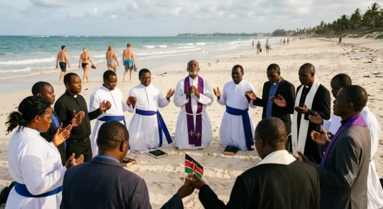 Malindi Clergy Storm Lost Beach for Cleansing Prayers After Summer Tides Festival