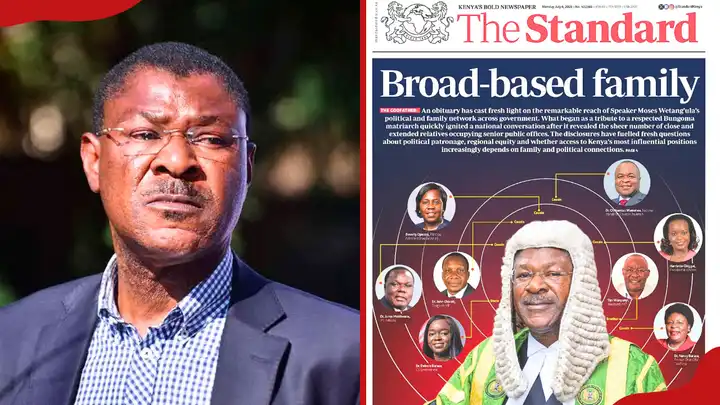 Moses Wetang’ula Issues 48-Hour Ultimatum to The Standard Over ‘Broad-Based Family’ Story