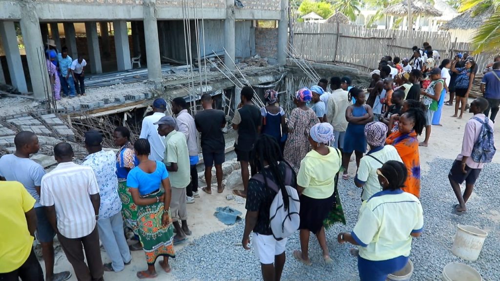 One dead, scores injured after section of building collapses in Watamu
