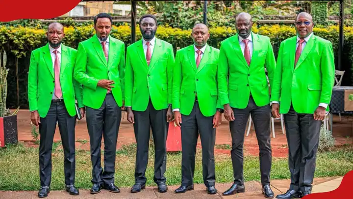 DCP Senators Don Matching Green Suits in Parliament to Celebrate Ol Kalou Victory: “Back to Work”