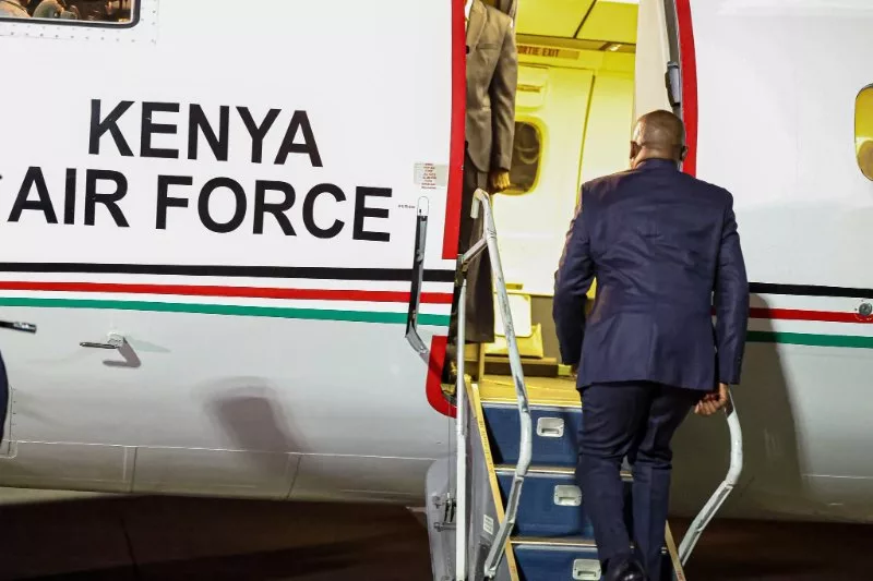Kindiki leaves for Uganda to attend AUSSOM summit