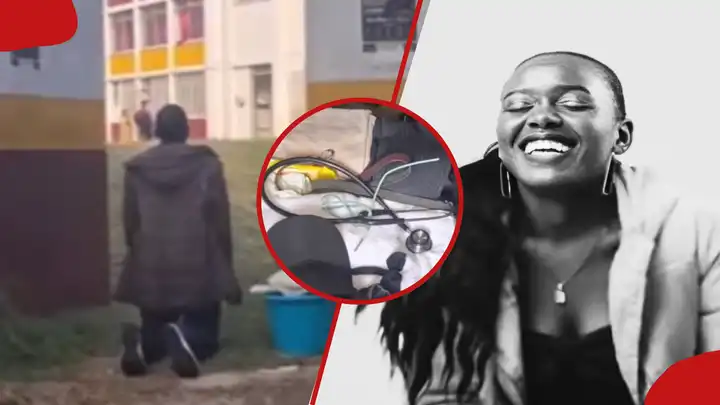 Anne Adhiambo: Parents of Slain Final Year KMTC Students Kneel, Wail as They Pick Up Her Items