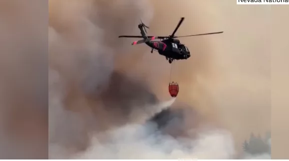 Nearly 90,000 told to evacuate as wildfire approaches Reno, Nevada