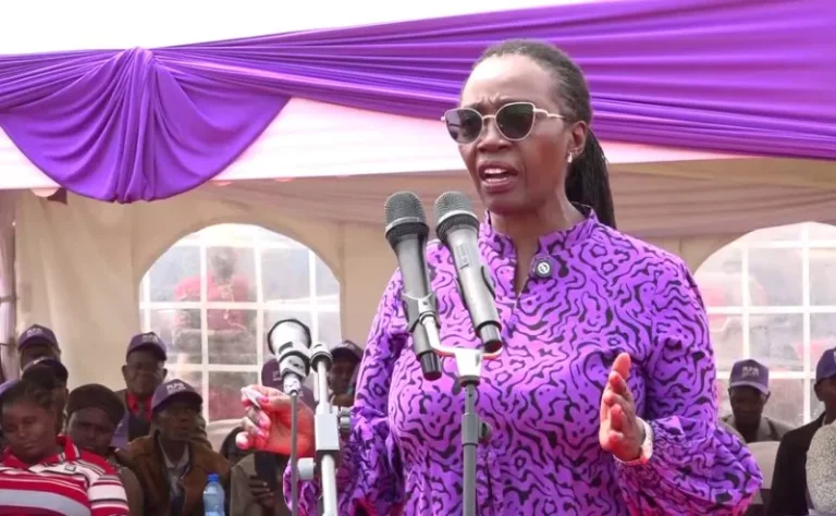 End politics of goonism, Karua tells state